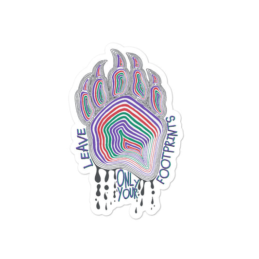 Footprints - sticker